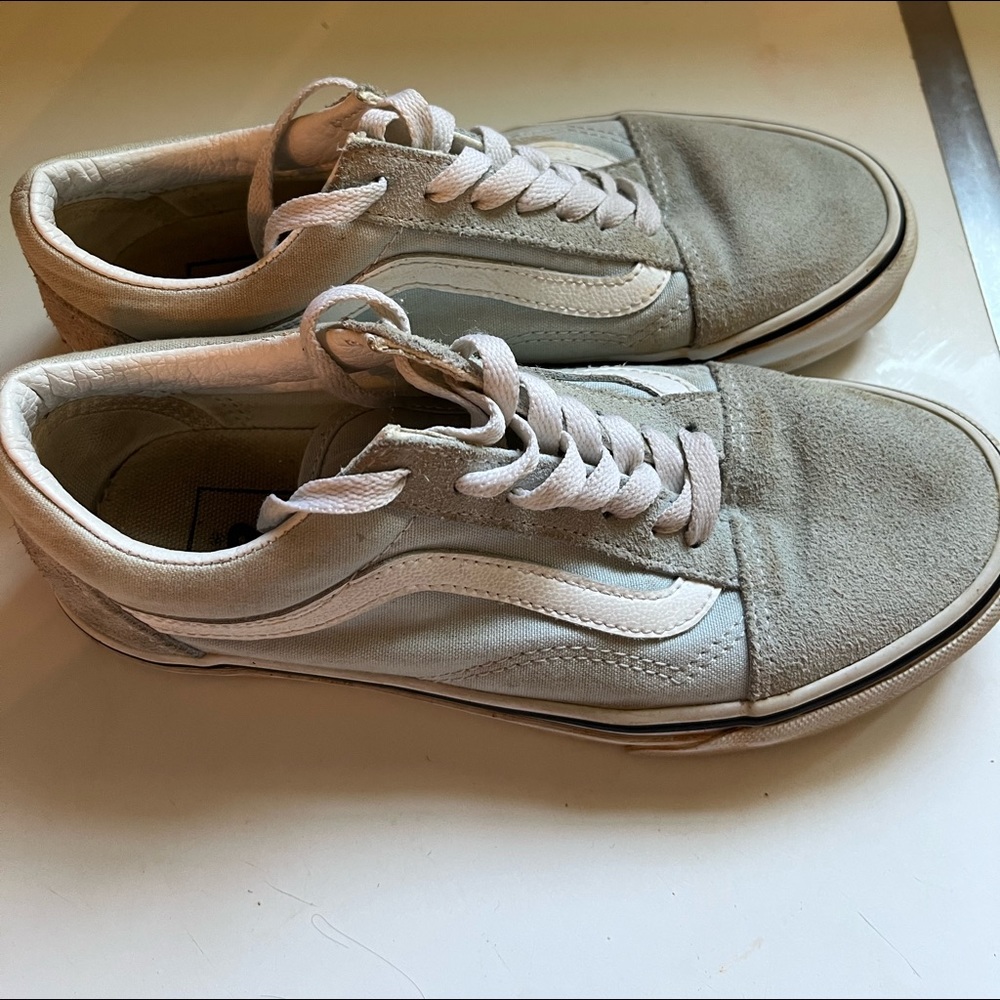 light blue vans size 6.5